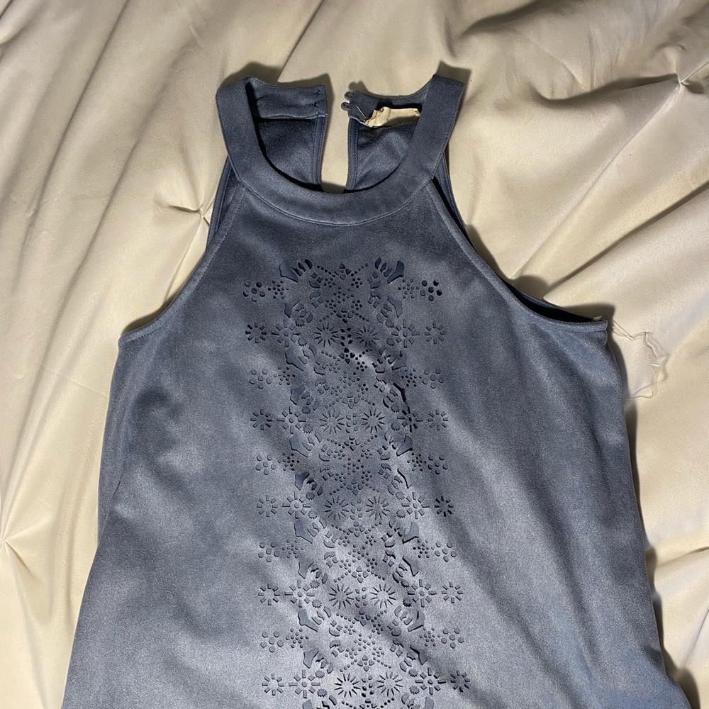 Blue tank top